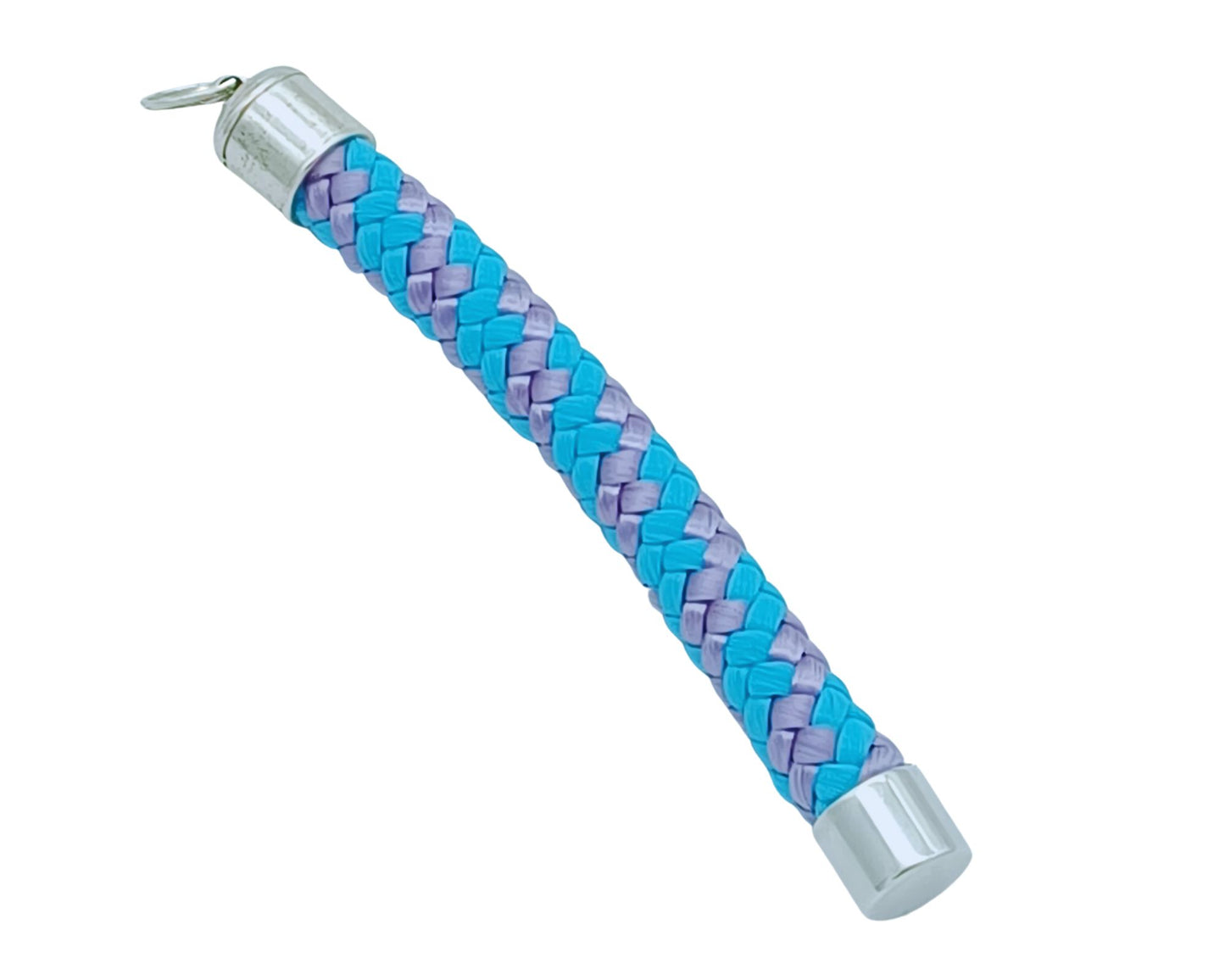 Segelseil 10mm Schlüsselanhänger, Stiftform, türkis rosa