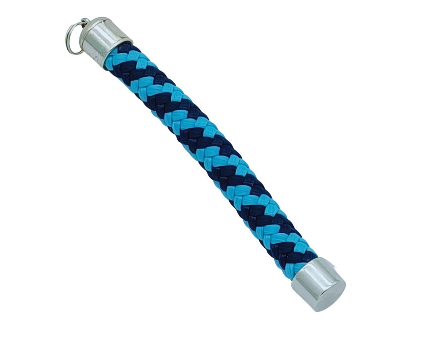 Segelseil 10mm Schlüsselanhänger, Stiftform, türkis blau