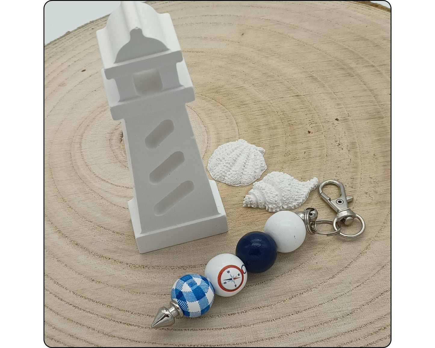 Schlüsselanhänger verschiedene, Maritime Motive aus Holz