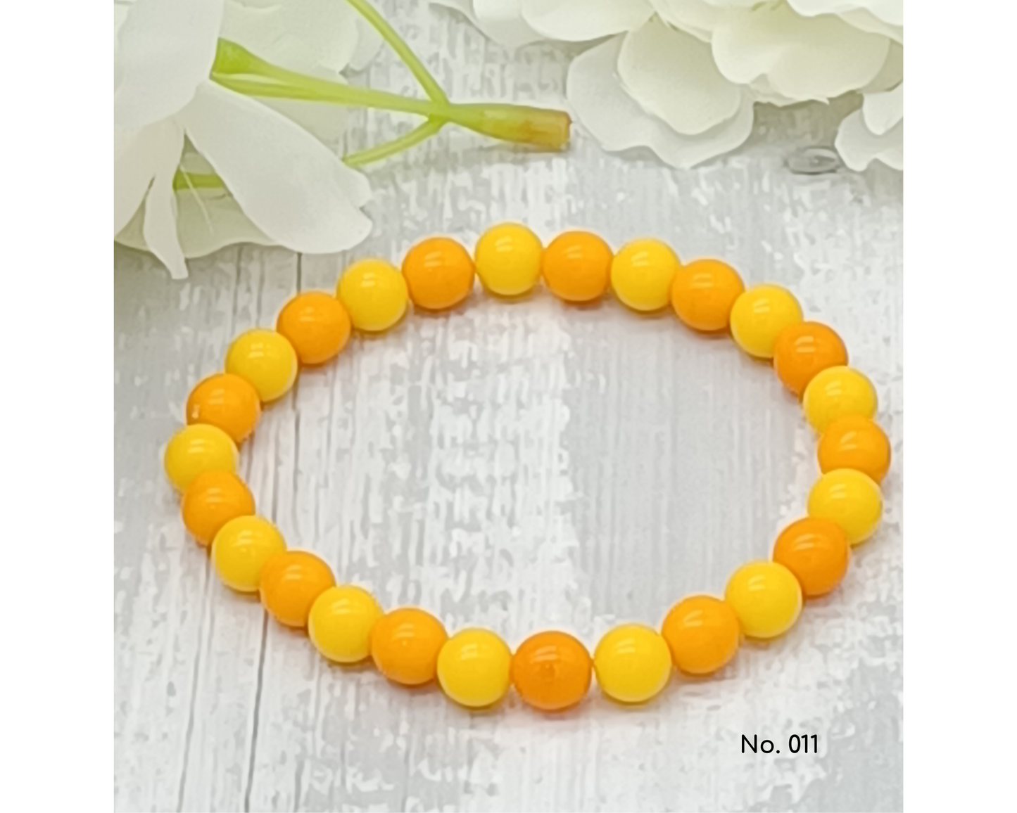 Armband, 8mm Kugel, Melina