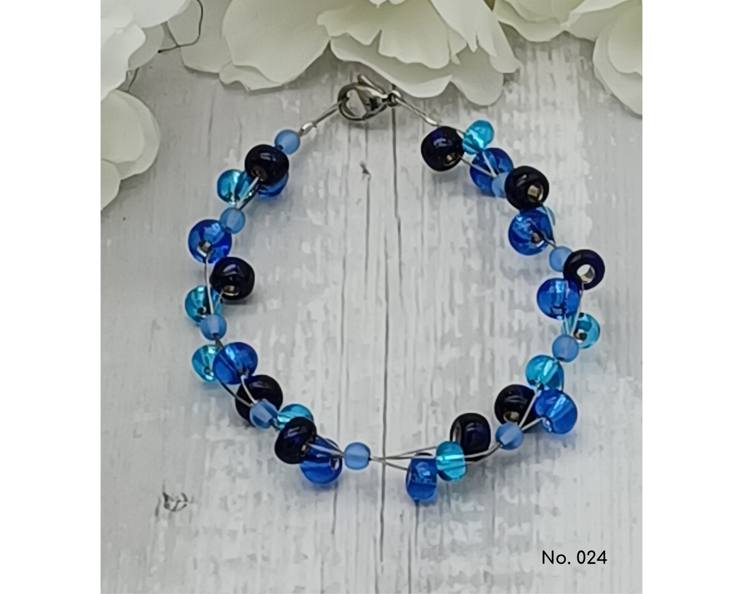 Armband Glasperlen Perlen Rocailles 5mm- Melanie
