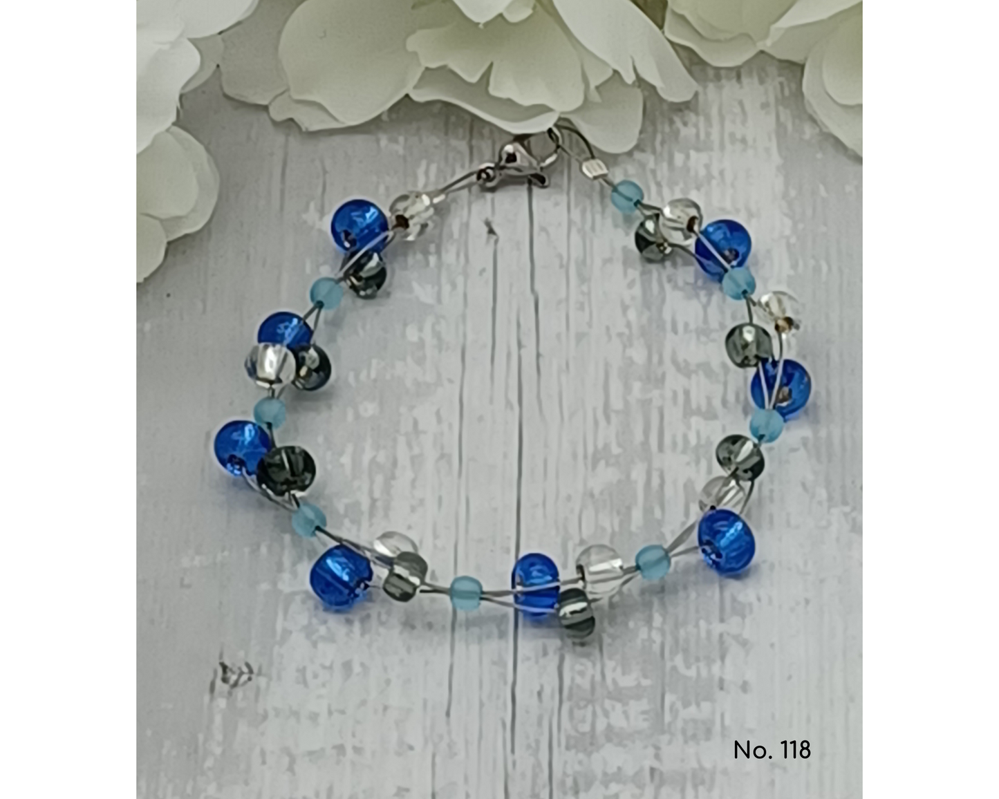 Armband Glasperlen Perlen Rocailles 5mm- Melanie