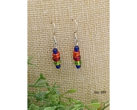 Ohrring Glasperlen Perlen Rocailles 5mm- Melanie