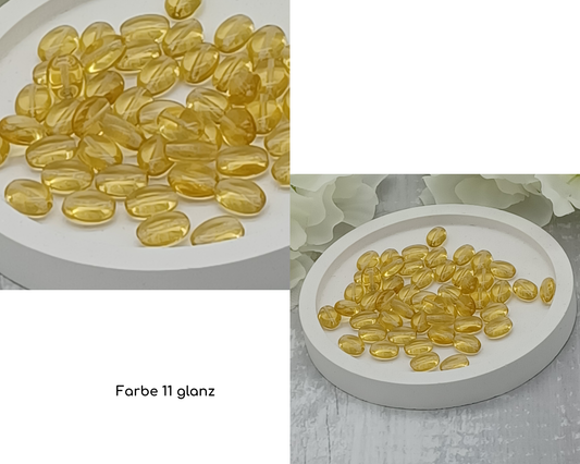 Plättchen, Bohne klein glanz, 15 Stück