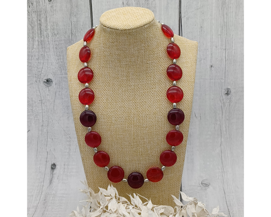 Unikat rot Campino Perlen-Pamela