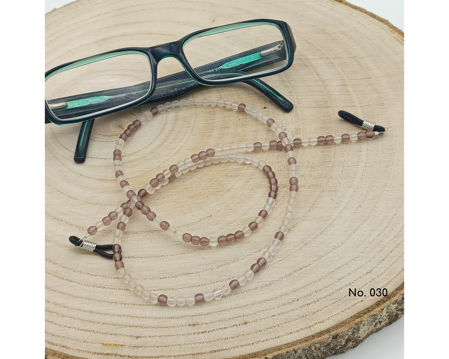 Brillenkette aus böhmischen Glasperlen, Sonja