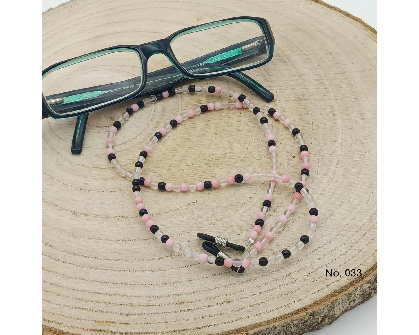 Brillenkette aus böhmischen Glasperlen, Sonja