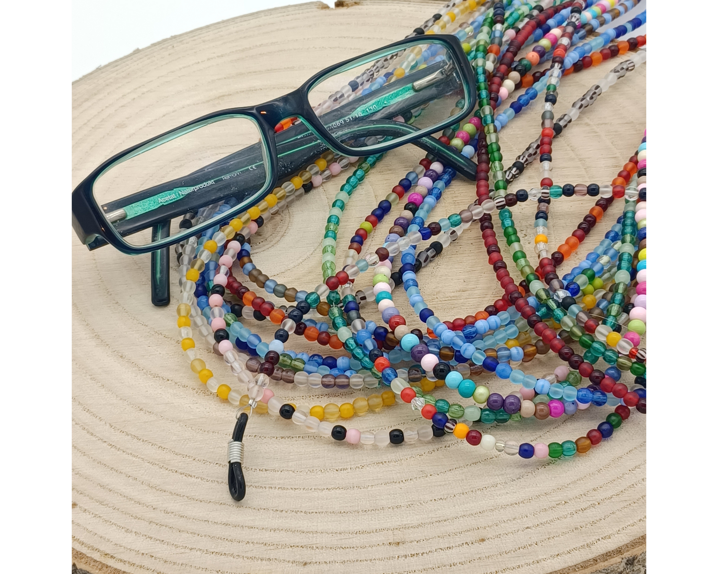 Brillenkette aus böhmischen Glasperlen, Sonja