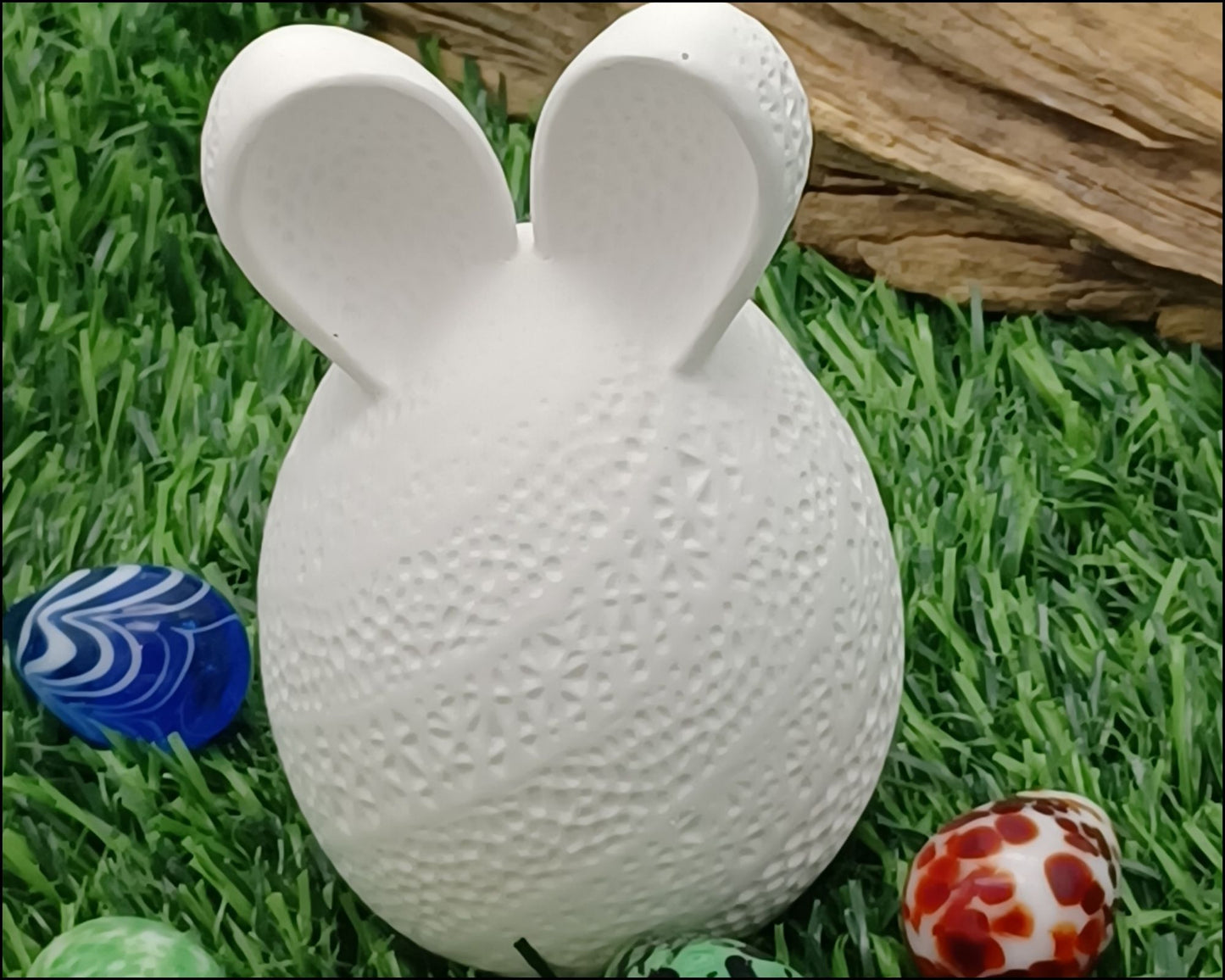 Raysin Gußformen, Ostern, Hasen gerillt / Kontur