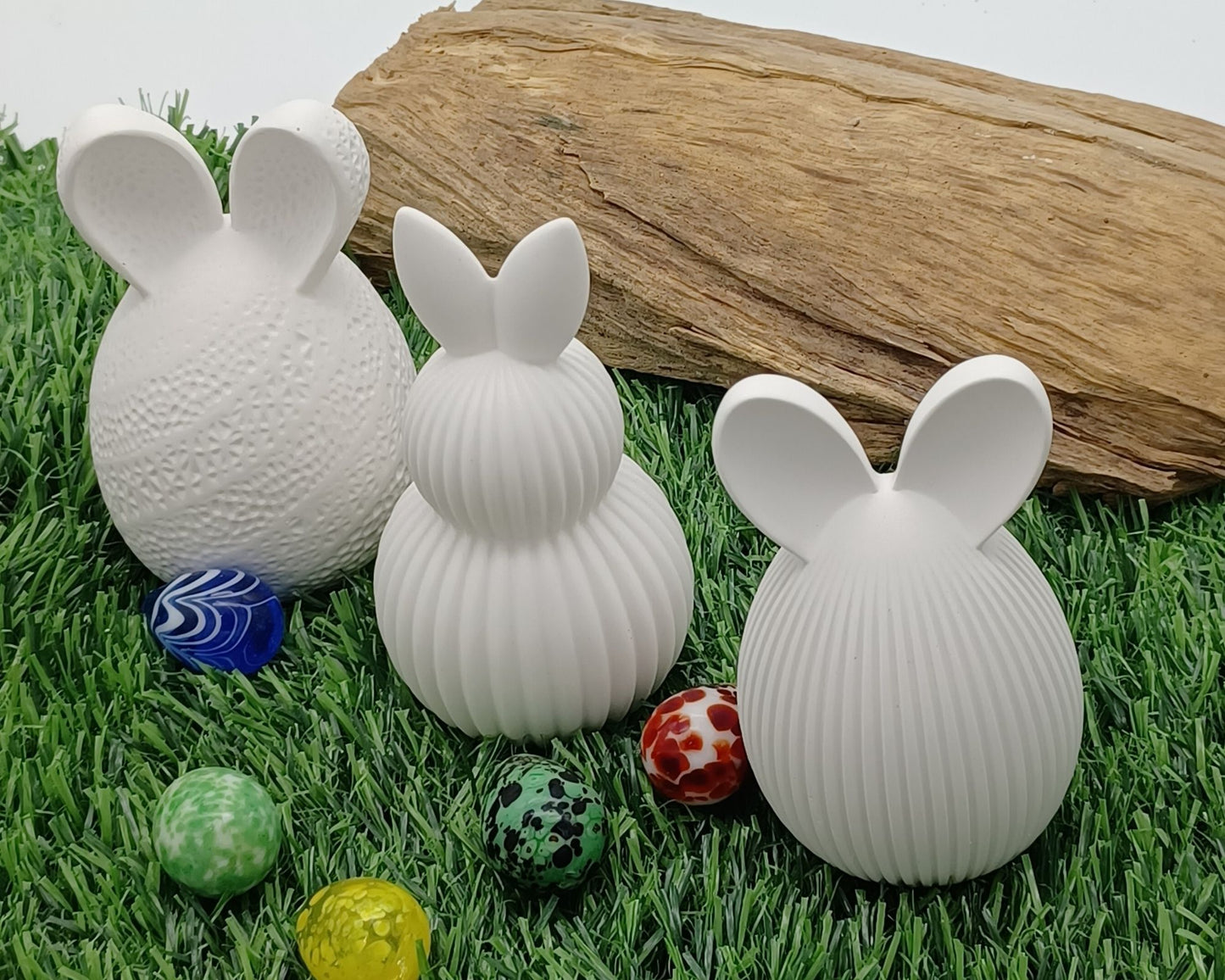 Raysin Gußformen, Ostern, Hasen gerillt / Kontur