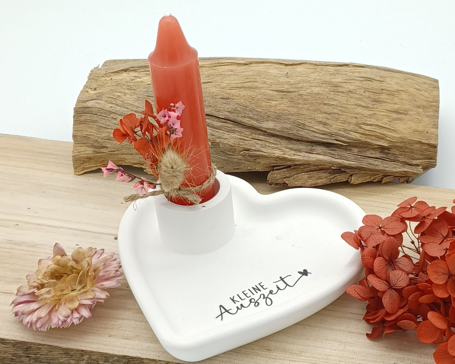 Raysin Gußformen, Schale Herz Kerzenhalter