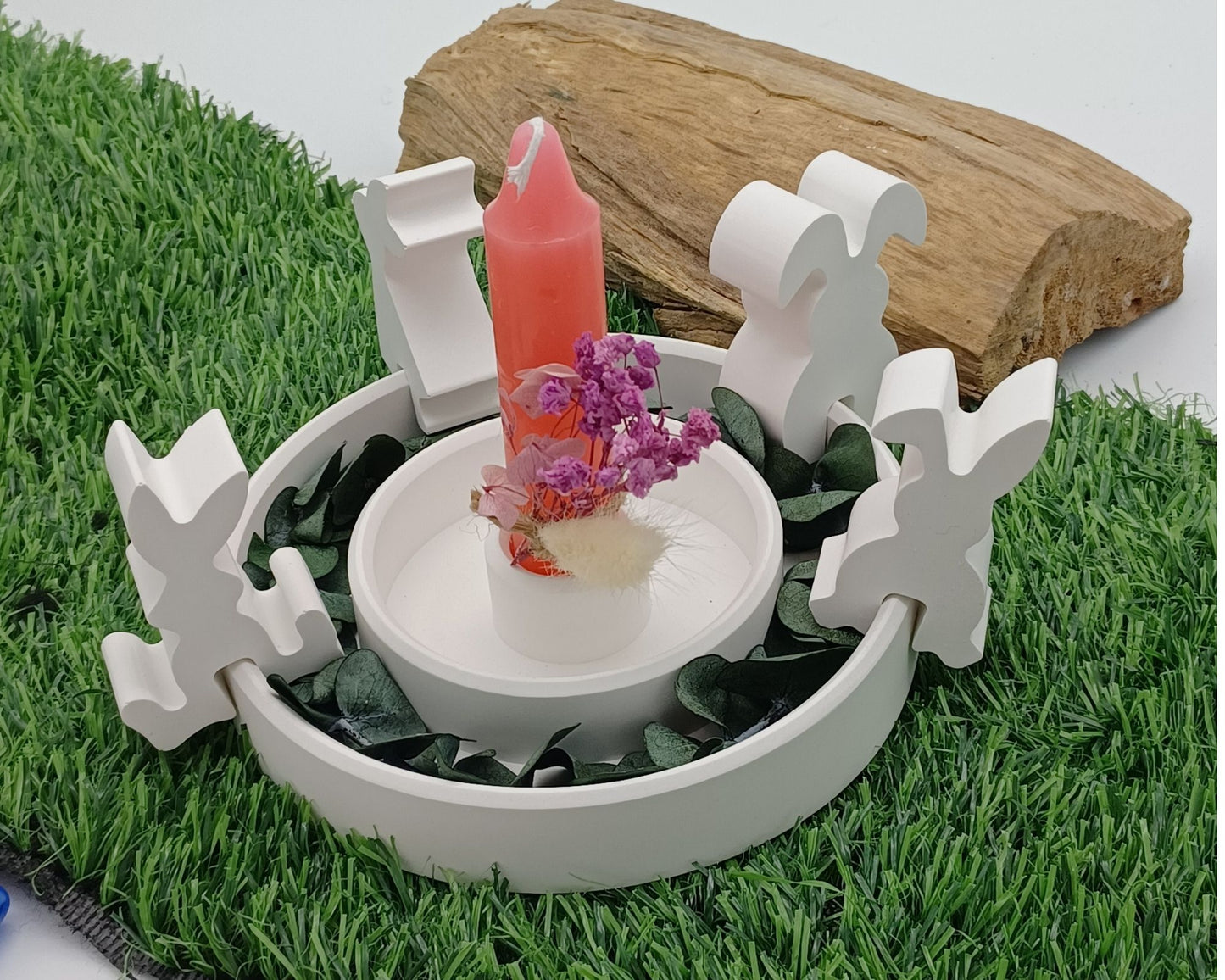 Raysin Gußformen, Ostern, Hasen Kantenhocker 4er Set