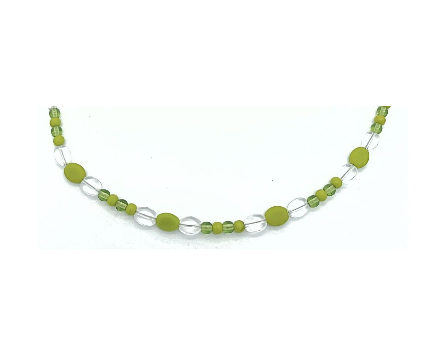 perleperle Modeschmuck handgefertigt BK213 Sonnenbrillenbänder 025 Grüntöne