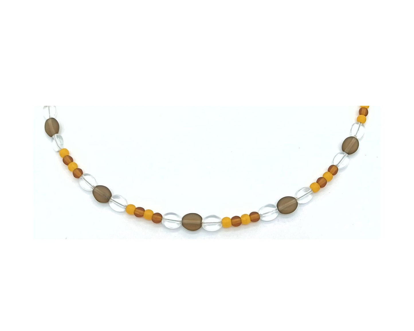 perleperle Modeschmuck handgefertigt BK213 Sonnenbrillenbänder 031 Brauntöne