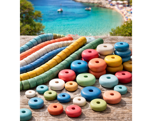 Griechische Keramikperlen – Handgemachter Schmuck mit mediterranem Flair