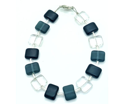 Armband Florence - Böhmische Glasperlen in Kissenform - Der Klassiker