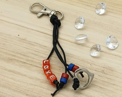 Schlüsselanhänger verschiedene, Lederband