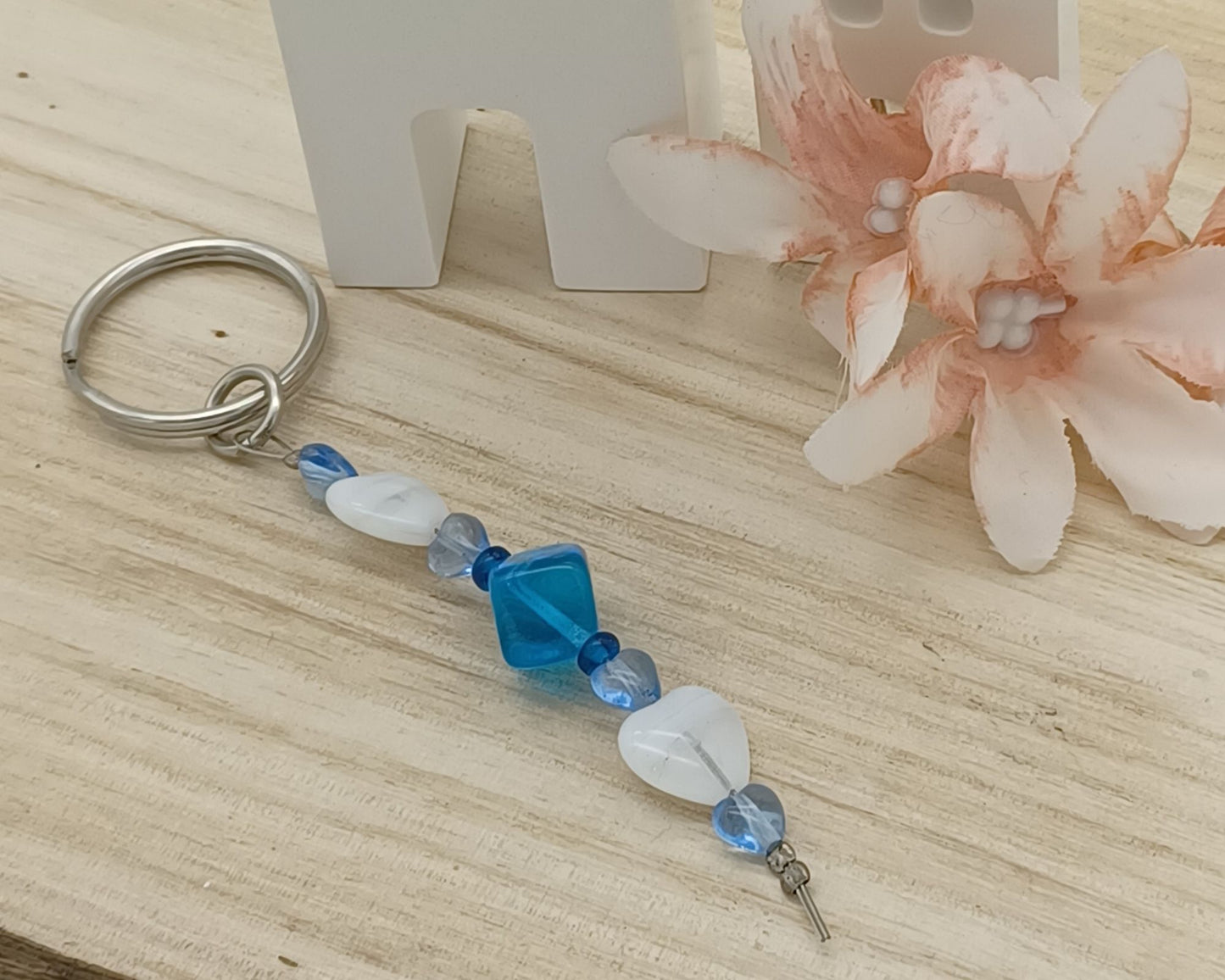 Schlüsselanhänger verschiedene, böhmischen Glasperlen