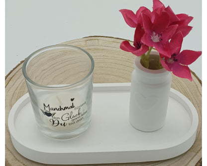 Teelichter mit Sprüchen 1