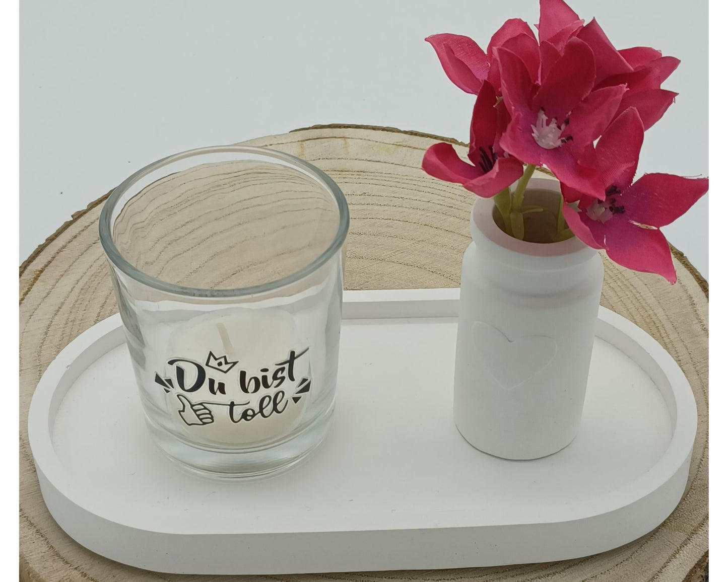 Teelichter mit Sprüchen 1