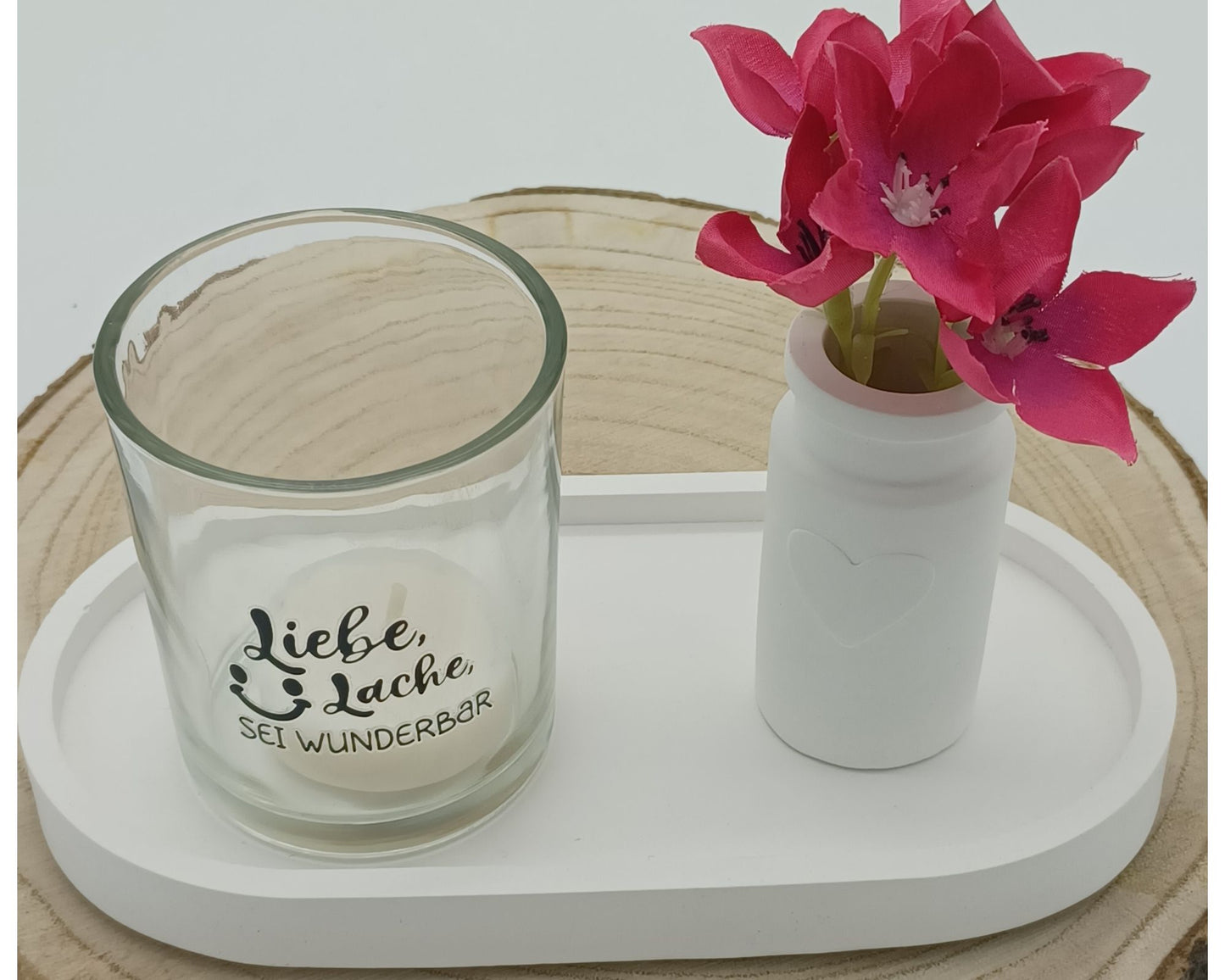 Teelichter mit Sprüchen 2