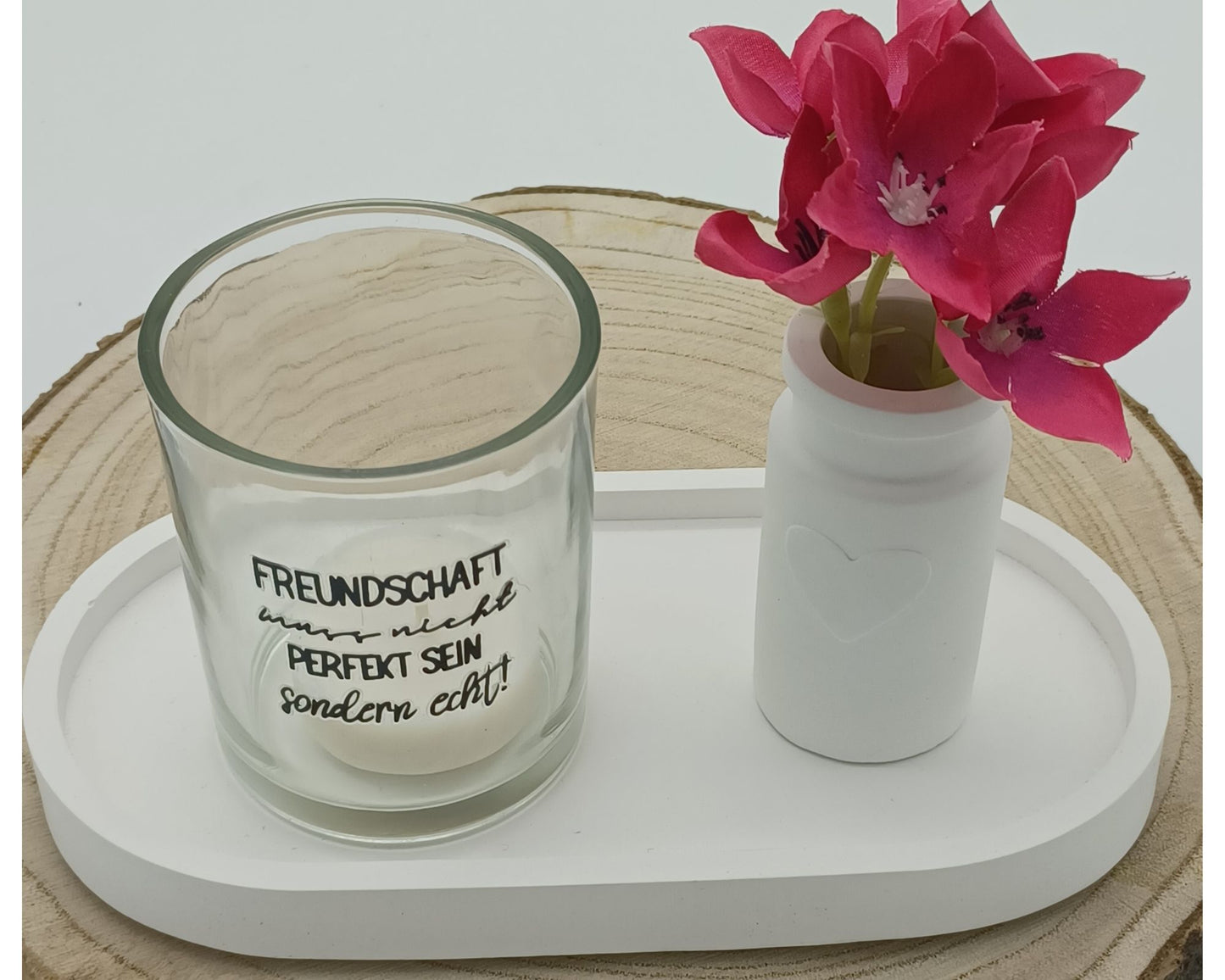 Teelichter mit Sprüchen 2