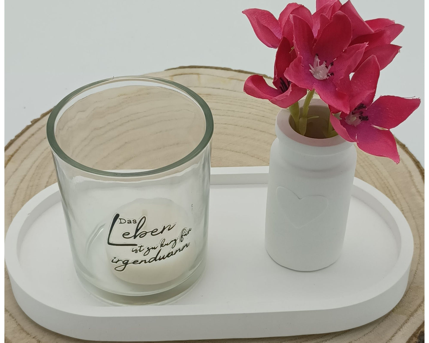 Teelichter mit Sprüchen 2