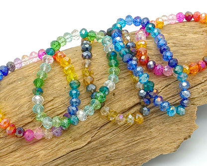 Armband Glasperlen facettierte, Tine