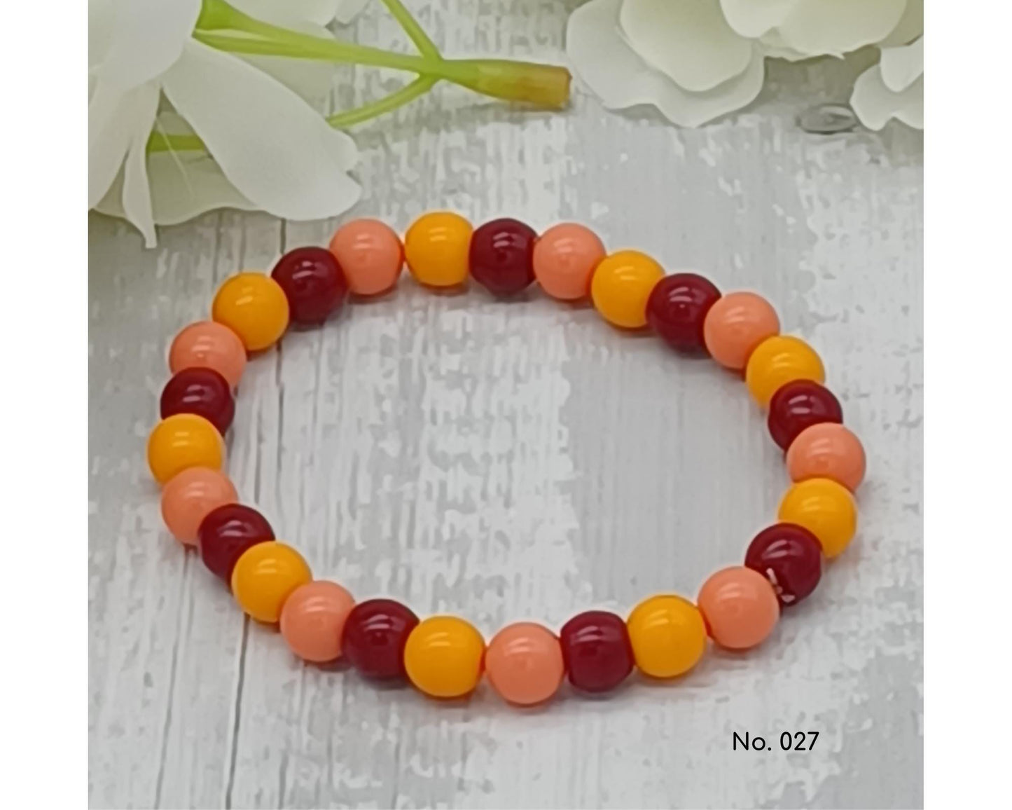 Armband, 8mm Kugel, Melina