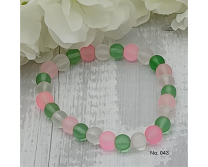 Armband, 8mm Kugel, Melina