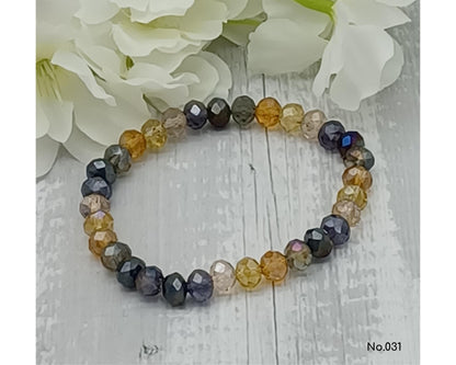 Armband Glasperlen facettierte, Tine