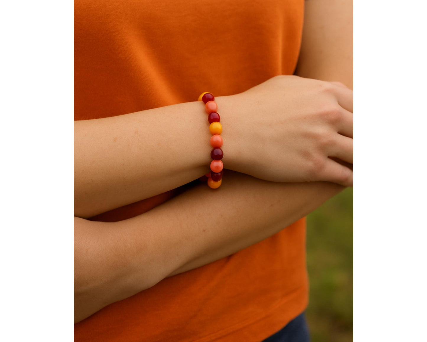 Armband, 8mm Kugel, Melina