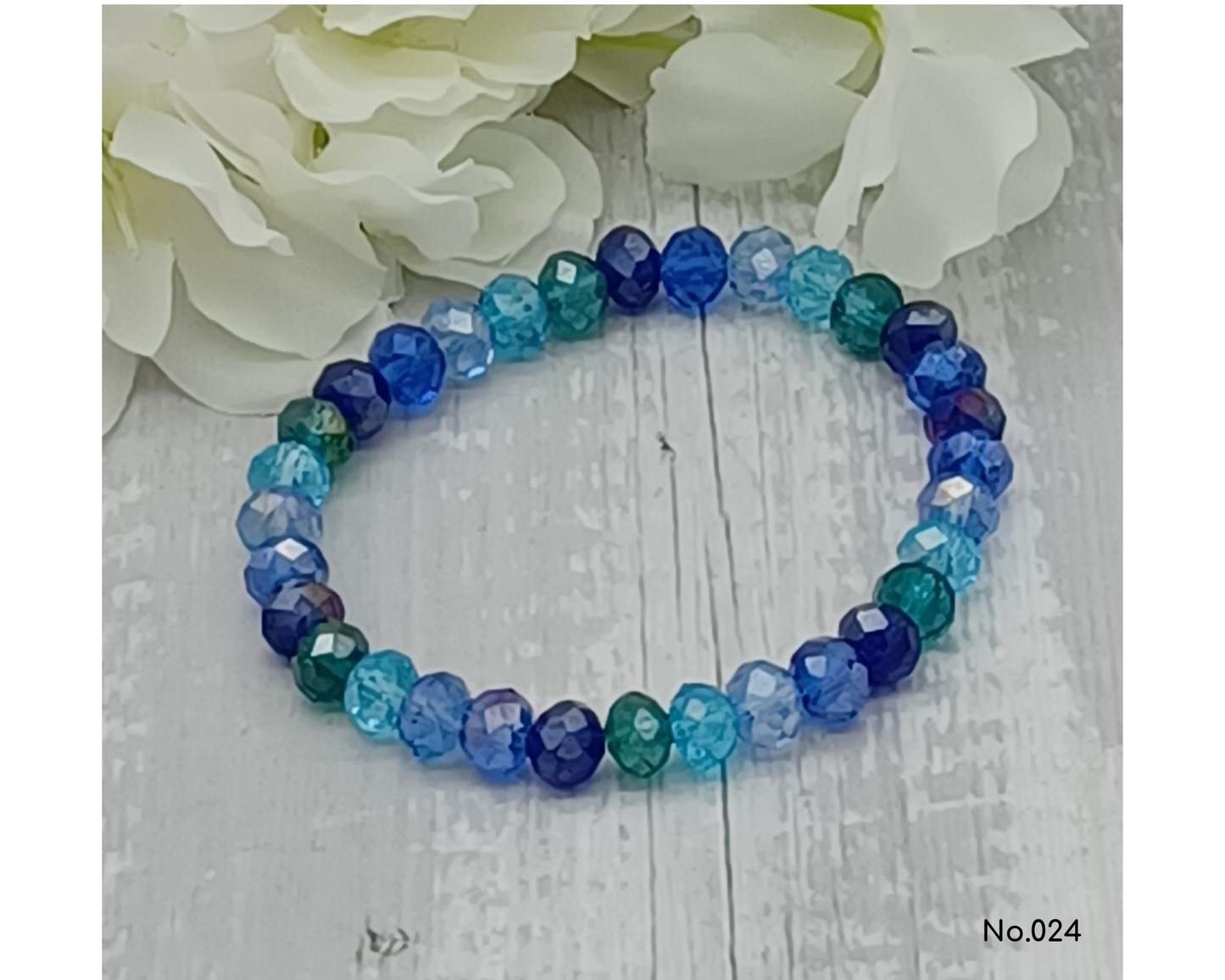 Armband Glasperlen facettierte, Tine