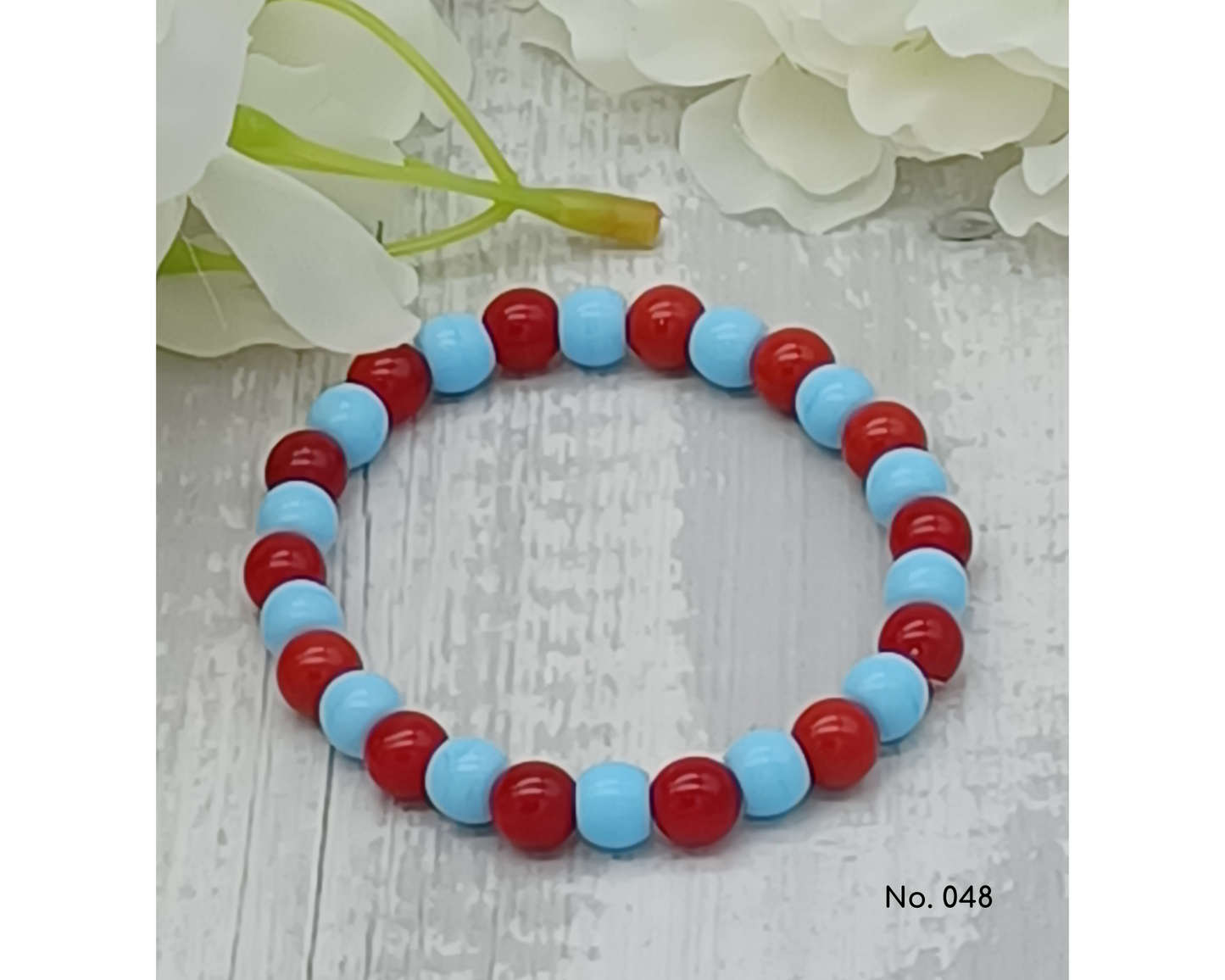 Armband, 8mm Kugel, Melina