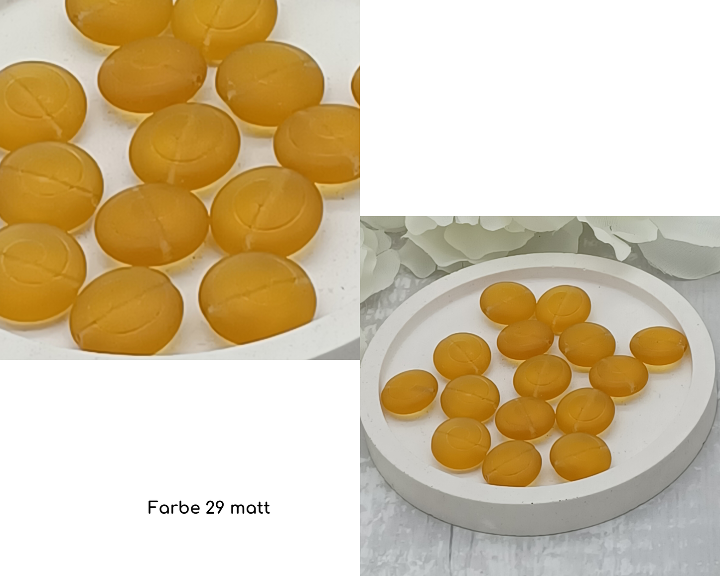Plättchen, rund, Schneckenrillen ,flach Rund, 5 Stück