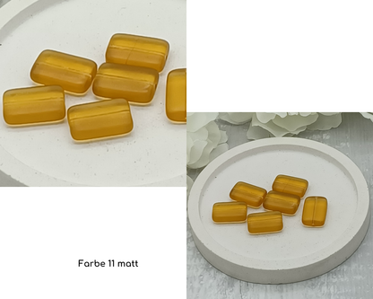 Plättchen Rechteck lang flach, 5 Stück