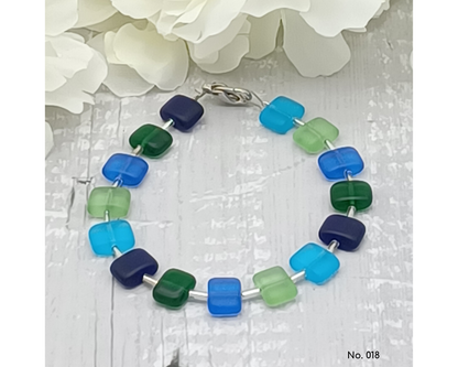 Armband Glasperlen böhmisch in Kissenform - Der Klassiker, Anna