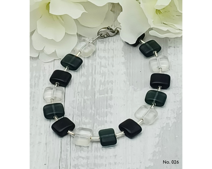 Armband Glasperlen böhmisch in Kissenform - Der Klassiker, Anna