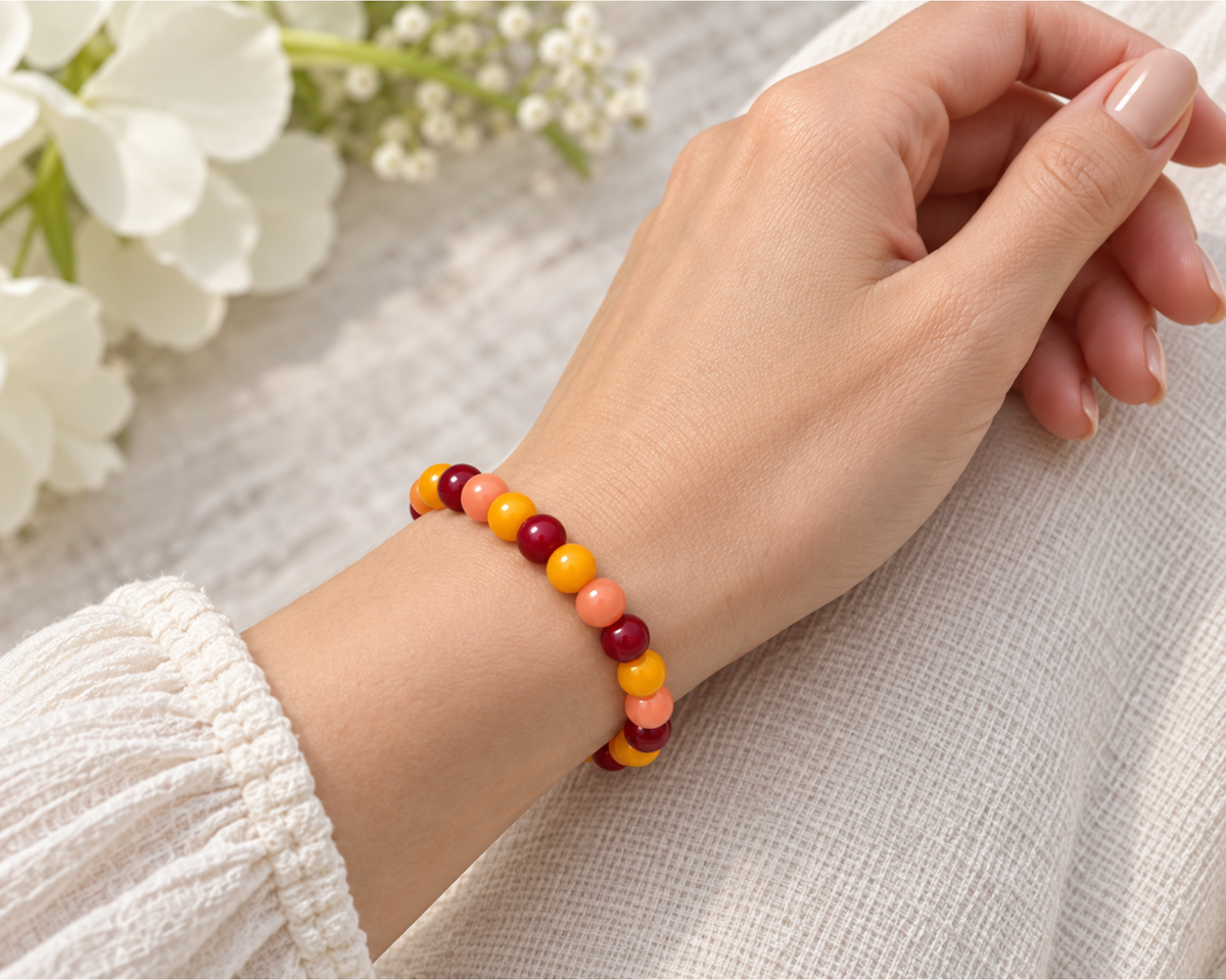 Armband, 8mm Kugel, Melina