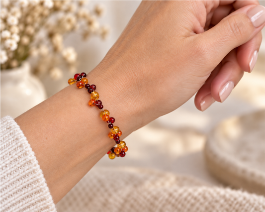 Armband Glasperlen Perlen Rocailles 5mm- Melanie