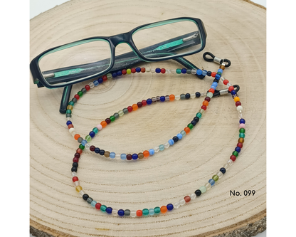 Brillenkette aus böhmischen Glasperlen, Sonja