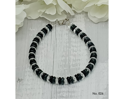 Armband Glasperlen, Linse glanz, Mina