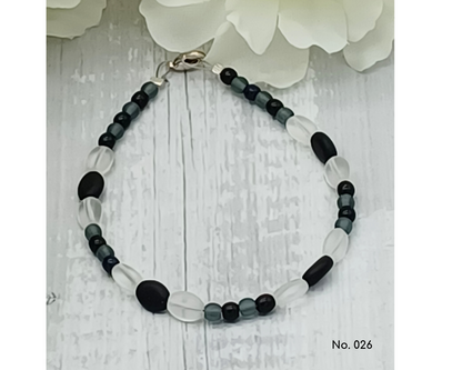 Armband Glasperlen Perlen und Bohnenform- Tina