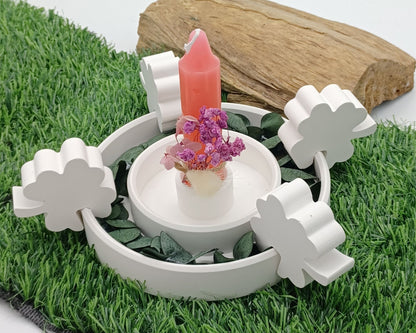 Raysin Gußformen, Ostern, Klee Kantenhocker 4er Set