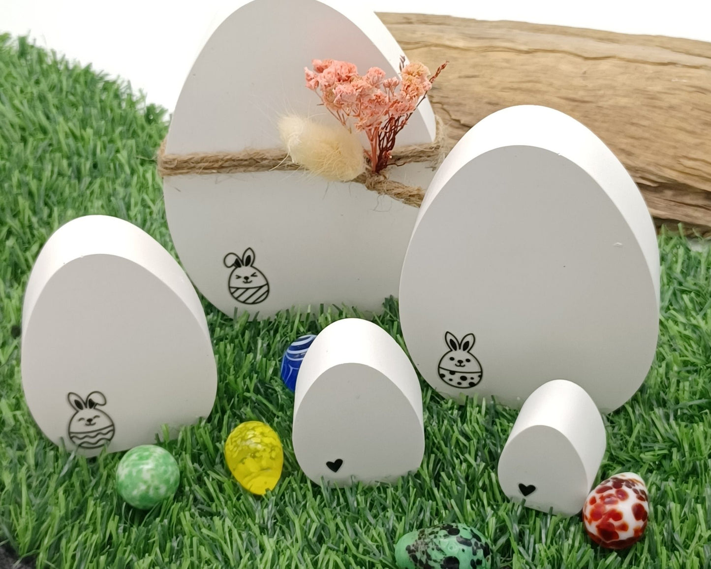 Raysin Gußformen, Ostern, Eier flach mit Schriftzug