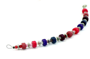 Armband handgefertigter Modeschmuck Farbe_lila, Farbe_rosé, Kategorie_Schmuck, Material_Keramik, Produkt_Armband Perle-Perle 